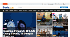 Desktop Screenshot of bisnis.com
